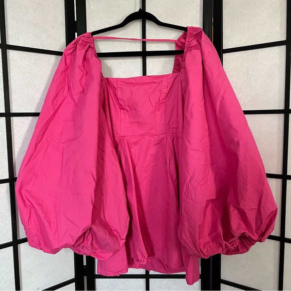 Nasty Gal Petite Extreme Puff Sleeve Mini Dress - Picture 5 of 6